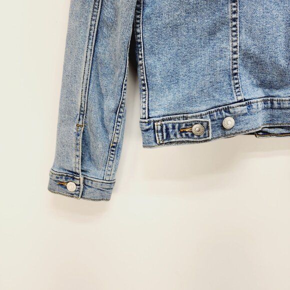 Levis Women’s Classic Denim Trucker Jacket Small S blue - Picture 10 of 11